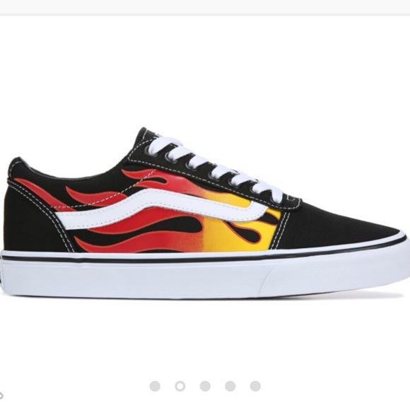 flame vans low top